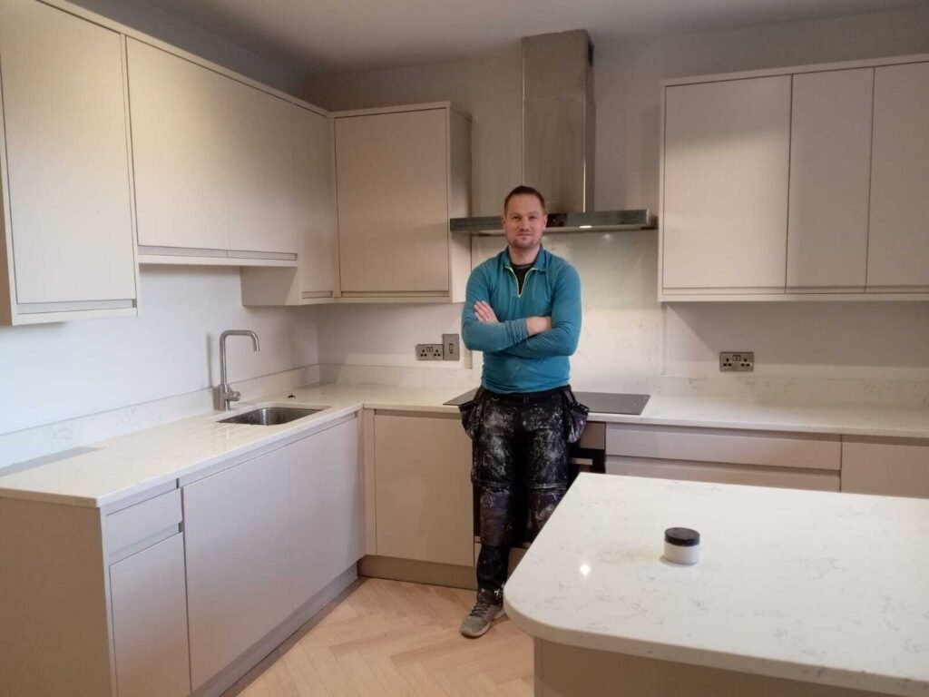 Dublin Kitchen Respray project 12