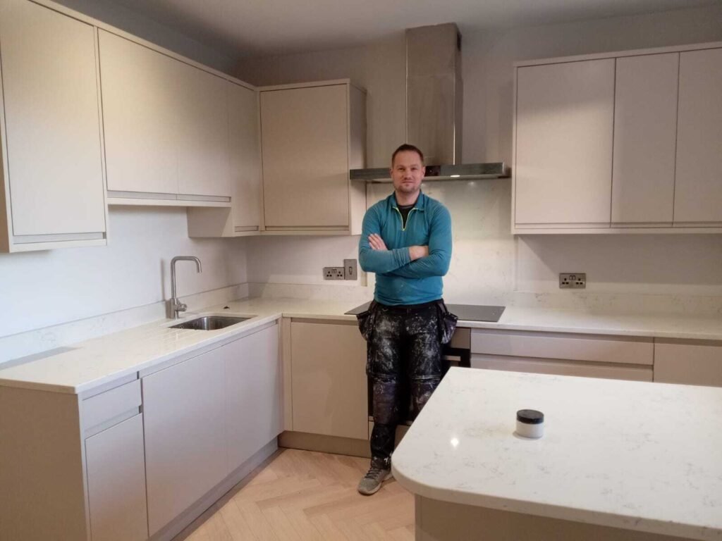 kitchen respray ireland modern cabinet finish