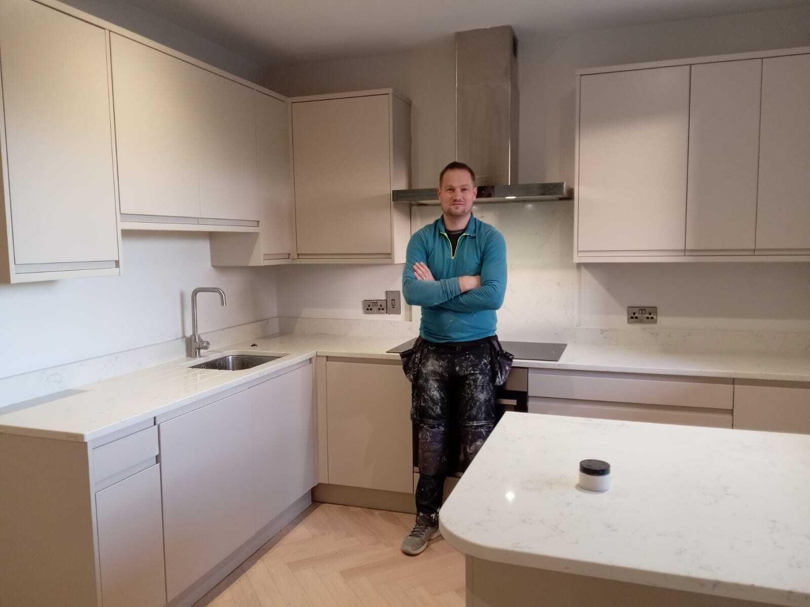 kitchen respray ireland modern cabinet finish
