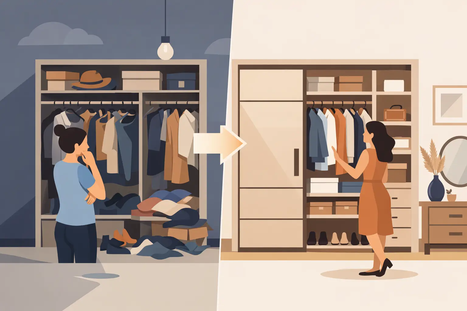 Built In Wardrobe Makeover Example That Works