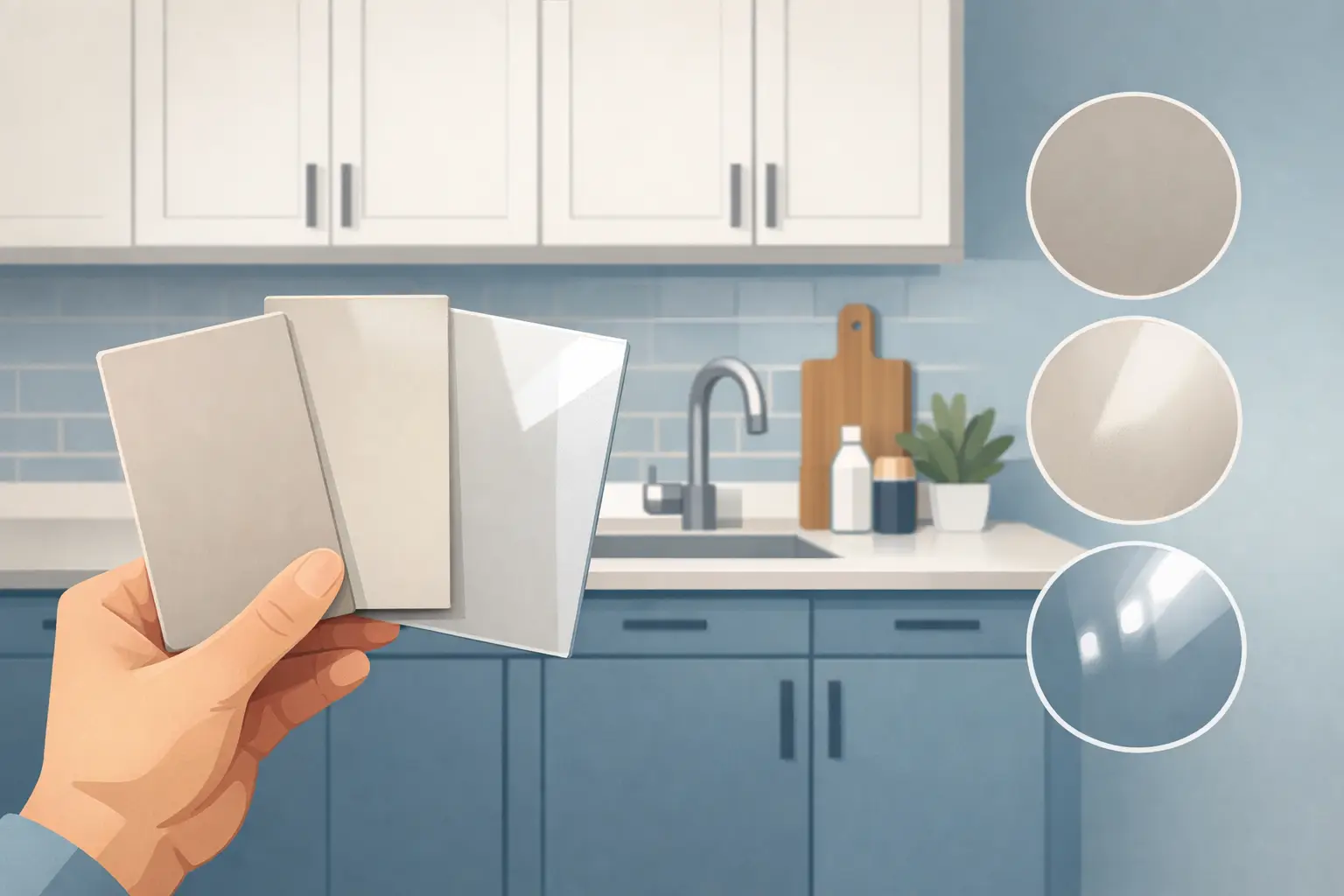 How to Choose Sheen for Kitchen Cabinets