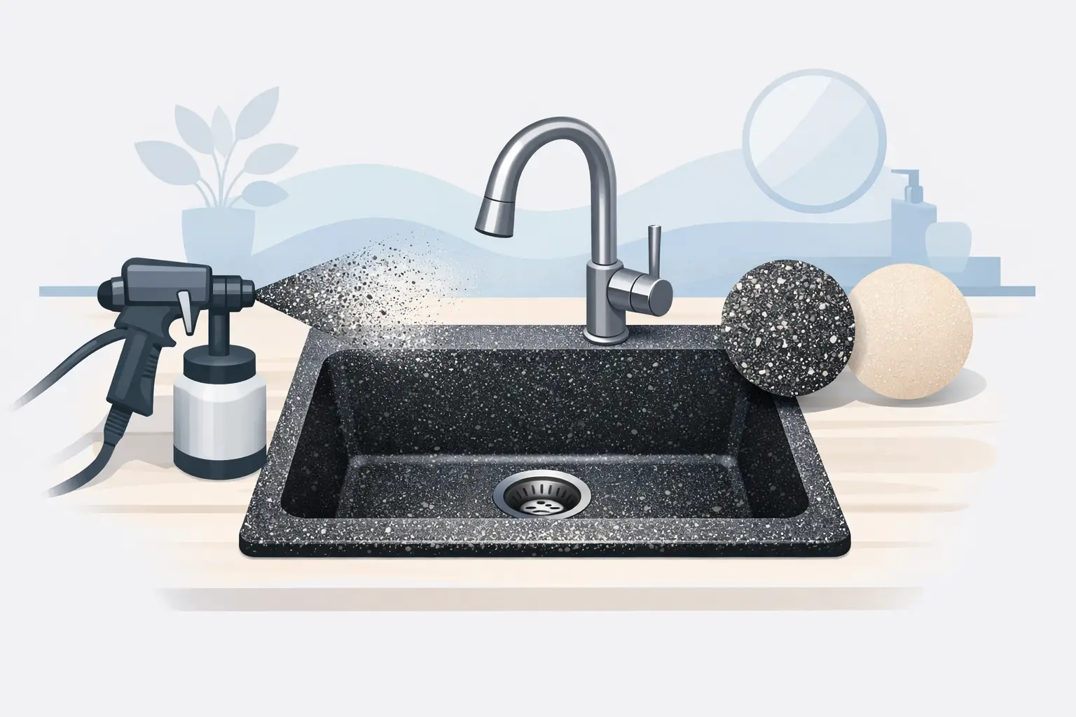 Is Spray Granite Suitable for Sinks?