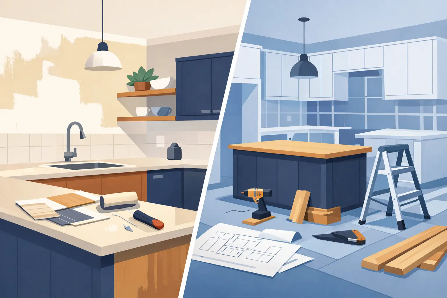 Kitchen Makeover or Full Renovation?
