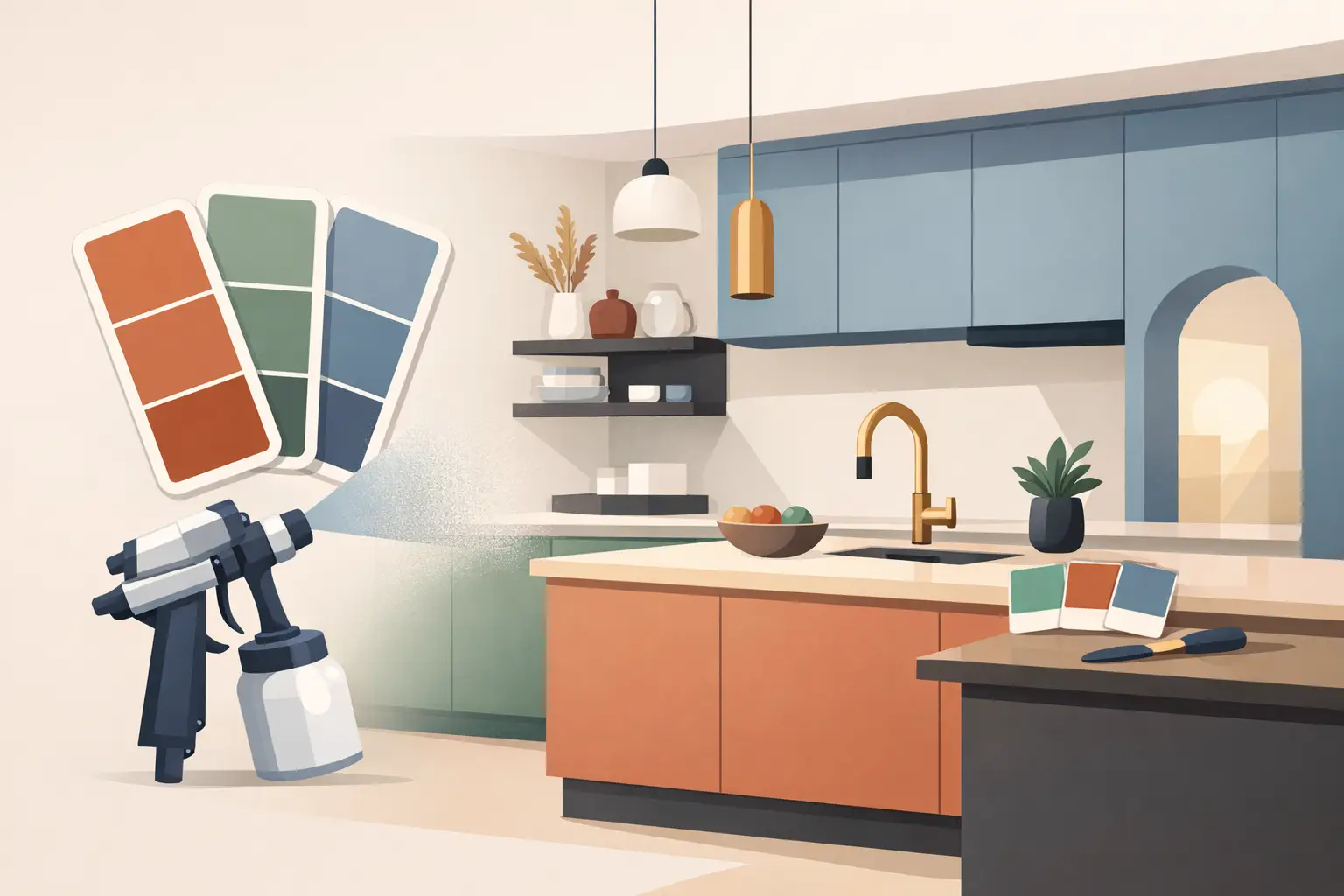 Kitchen Respray Colour Trends for 2026