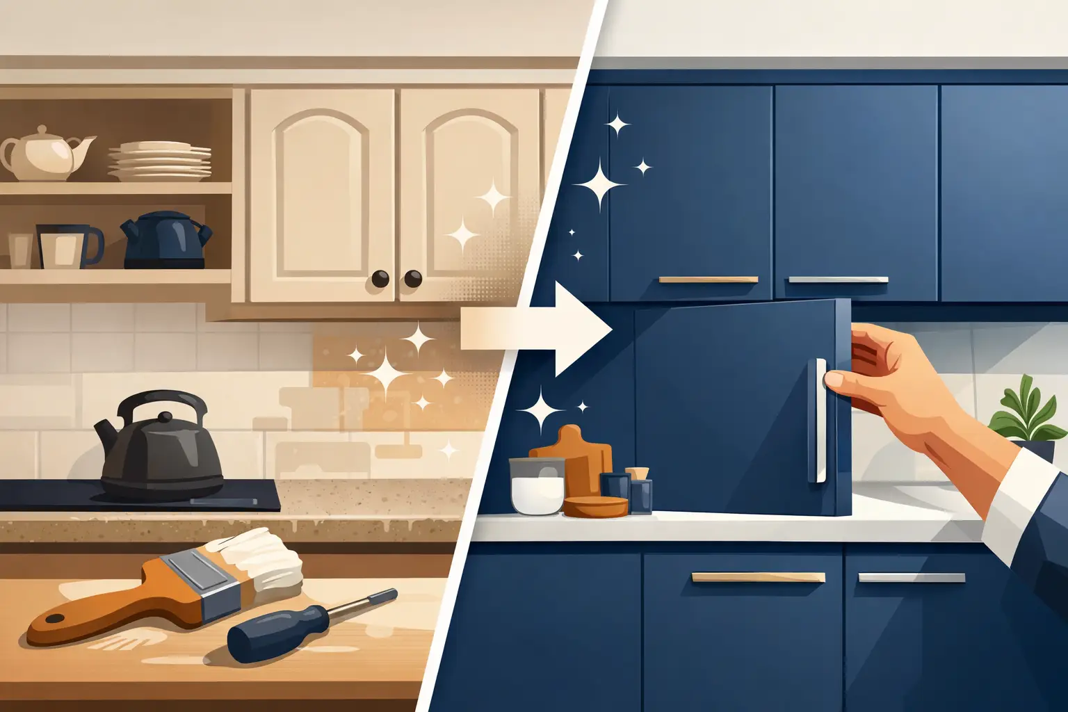 How to Modernise Kitchen Cupboards