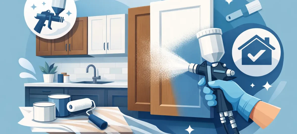 Kitchen Cabinet Spraying Benefits Explained