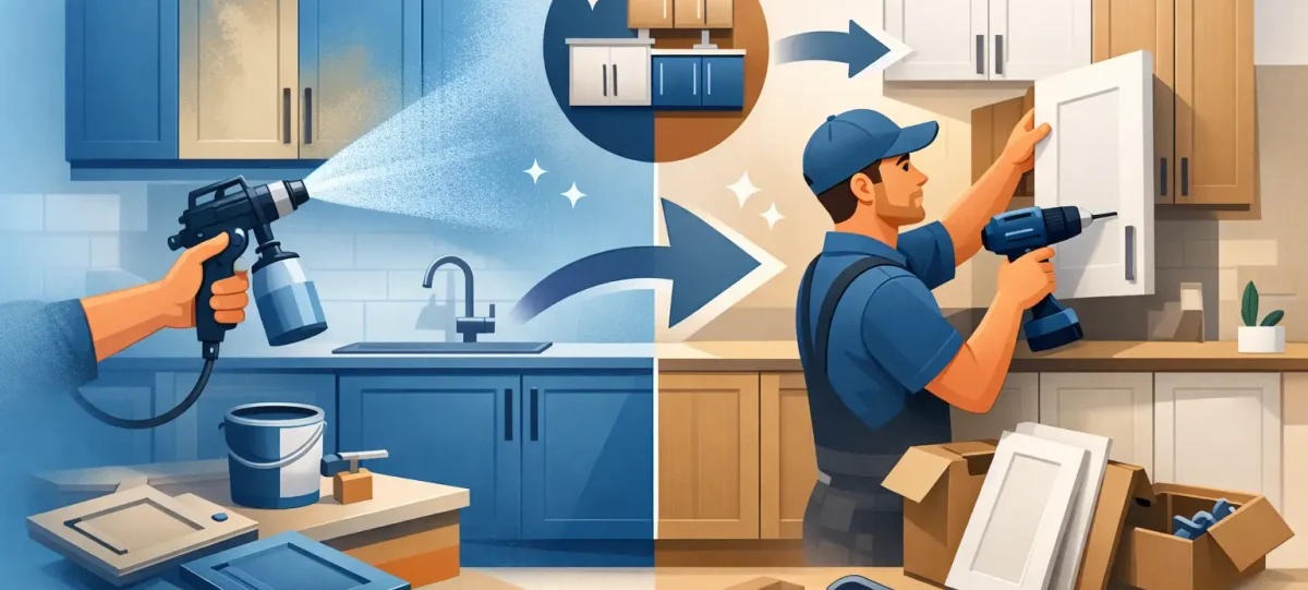 Should You Respray or Replace Kitchen Units?
