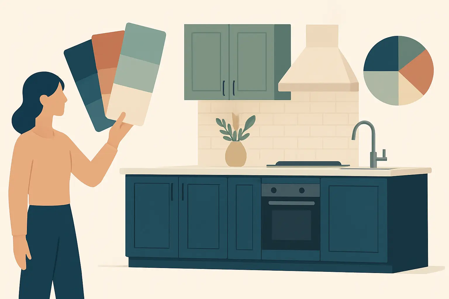 Explore Stylish Colors for Kitchen Cabinet Respraying