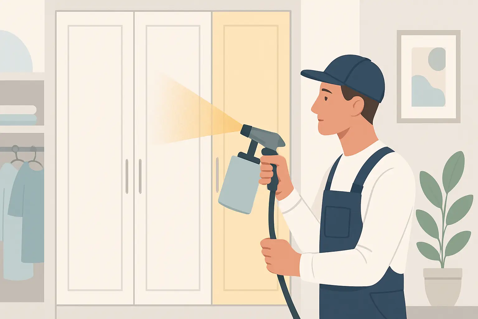 Transform Your Space: Inside the Wardrobe Respray Service