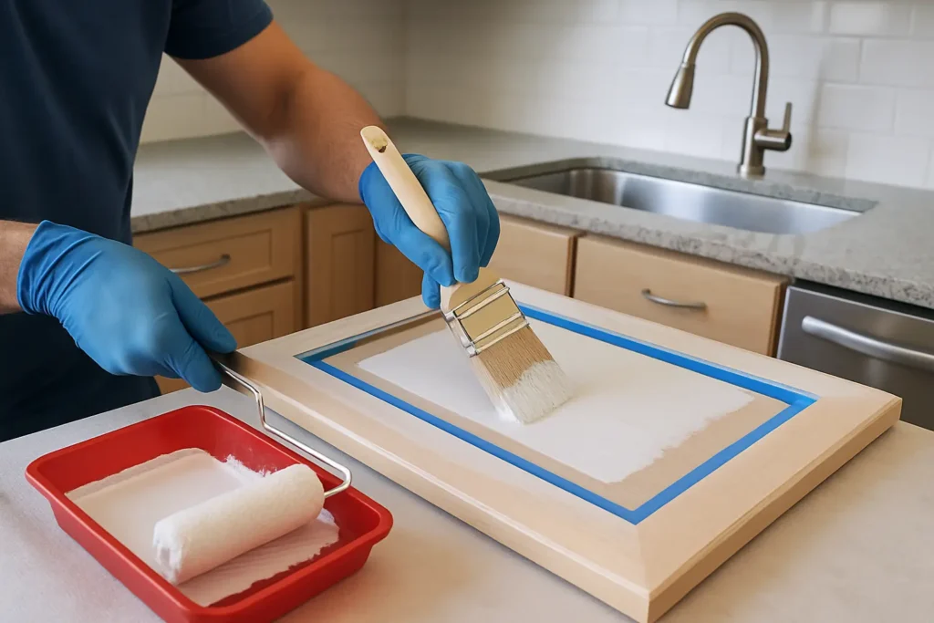 Cabinet Painting Without Removal: What Works