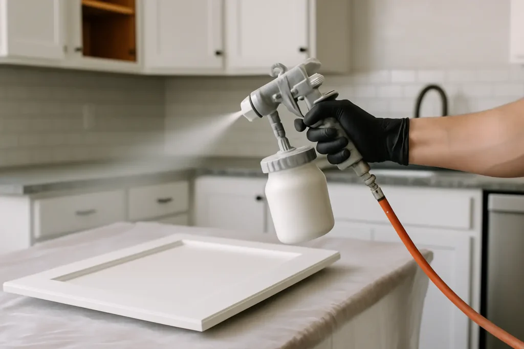 DIY Kitchen Cabinet Spraying Tips That Work