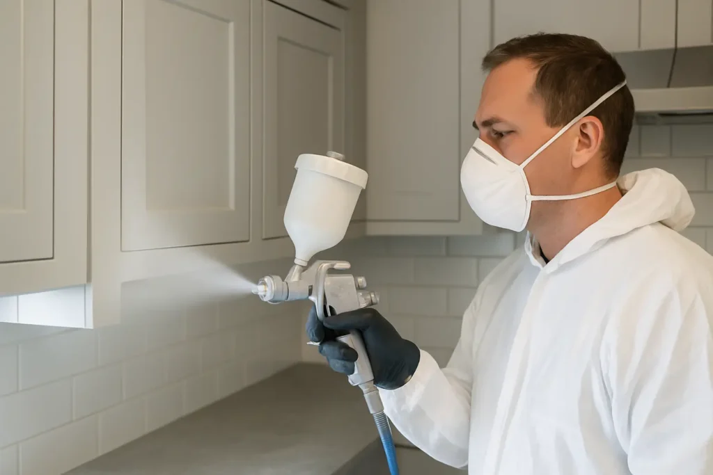 Kitchen Cabinet Respray Cost in Dublin