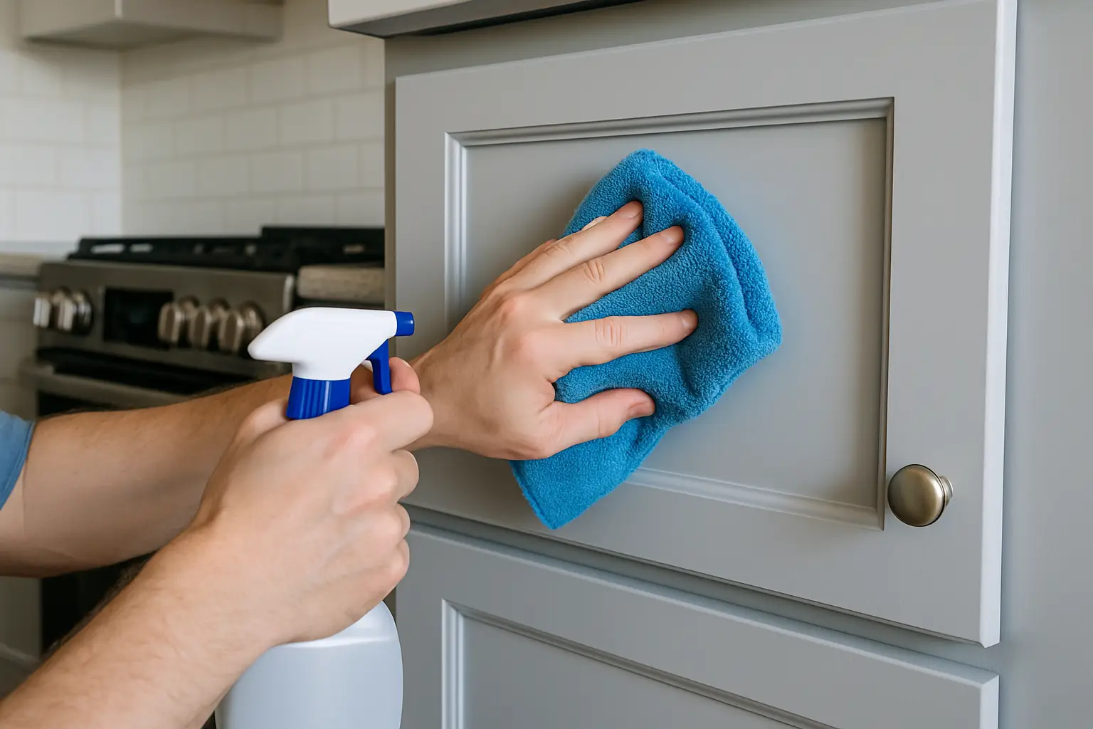 Painted Kitchen Cabinets: Care That Lasts