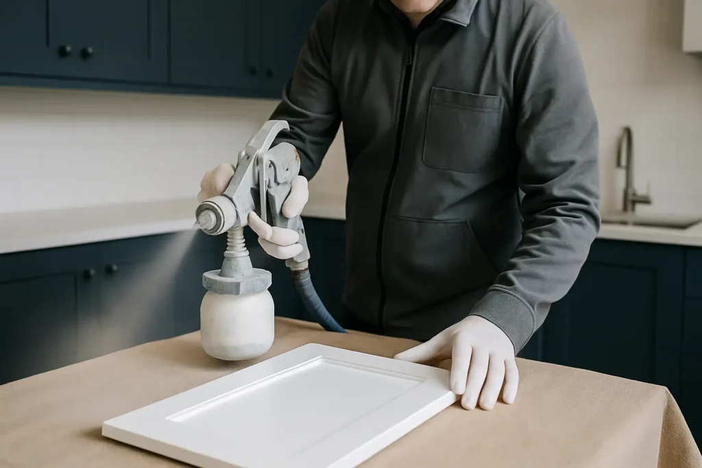 Respray Kitchen Cabinets Like a Pro