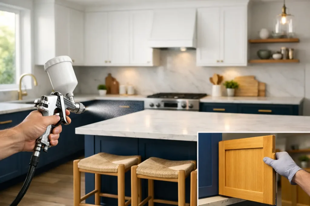 Case Study Kitchen Respray in Dublin Home