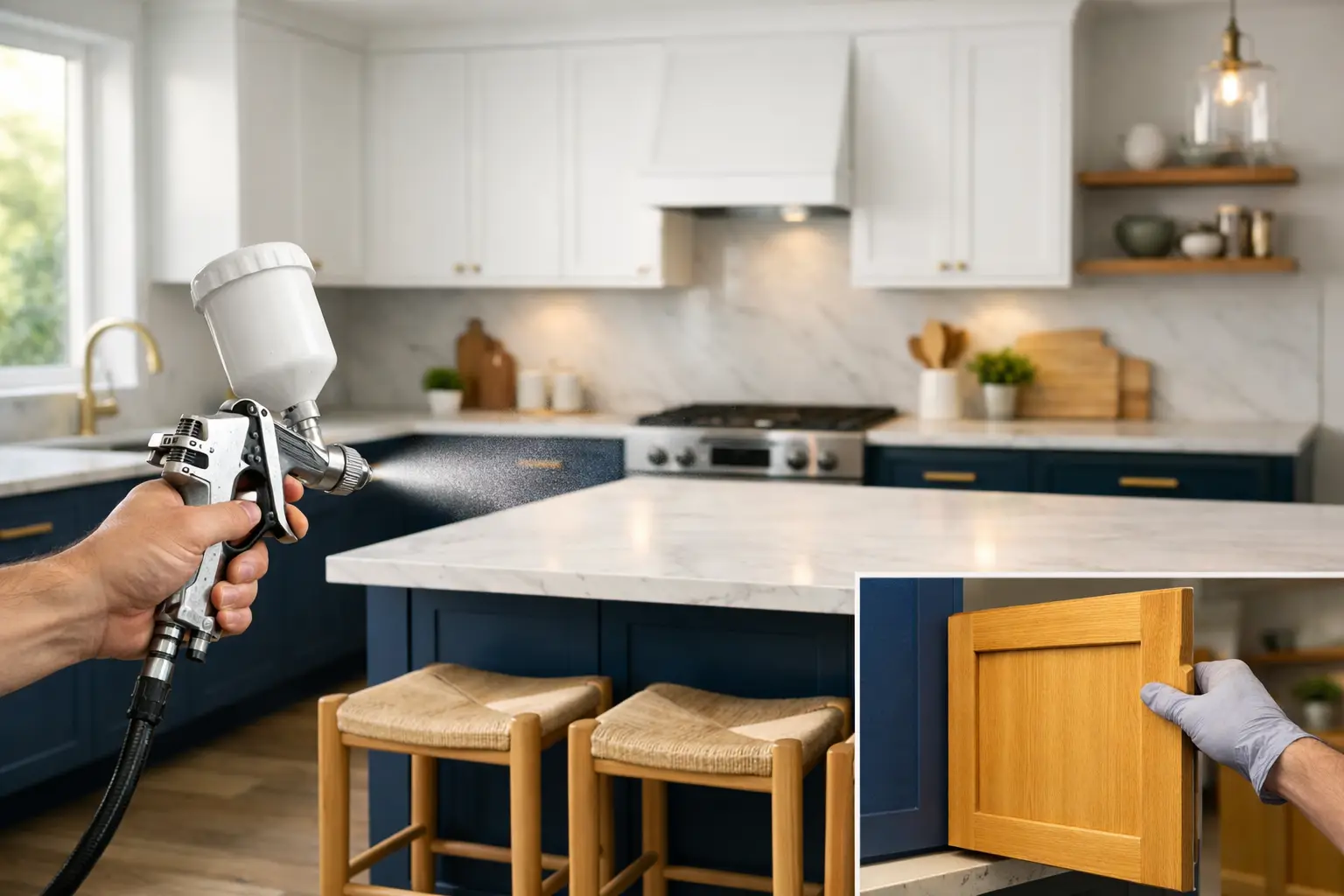 Case Study Kitchen Respray in Dublin Home