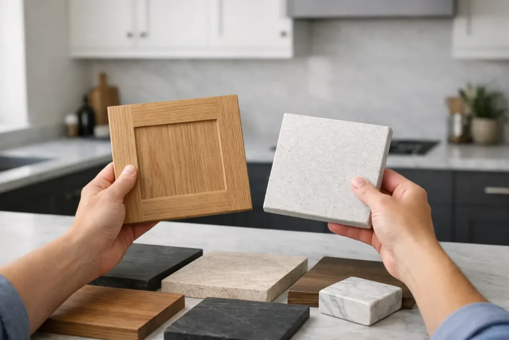 How to Match Worktops to Cabinets