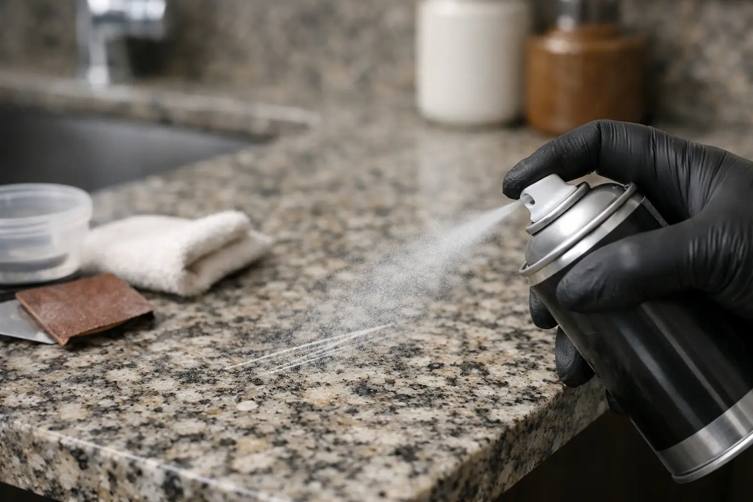 Spray Granite Worktop Repair Scratches