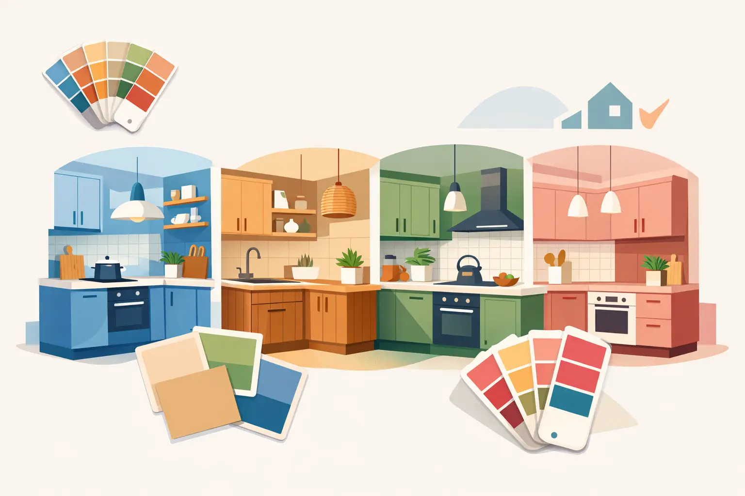 10 Best Colours for Small Kitchens