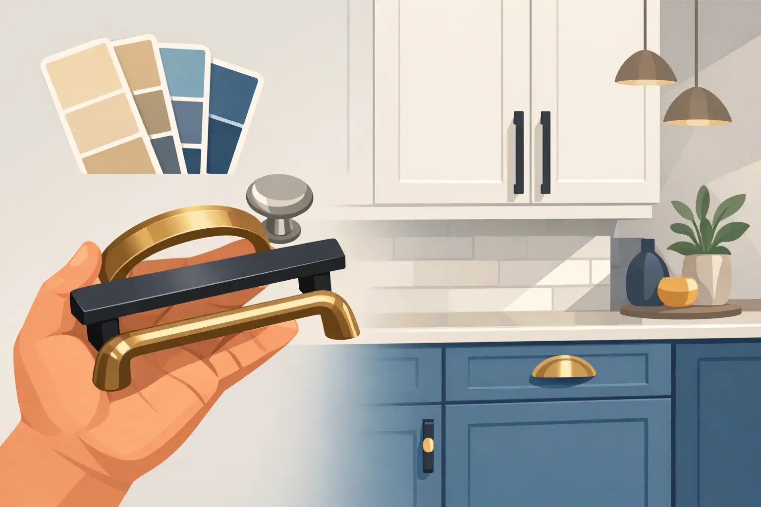 Best Handles to Update Resprayed Cabinets