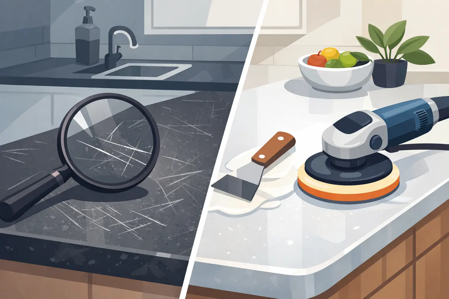 Can Scratched Worktops Be Resurfaced?