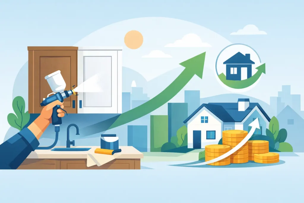Does Cabinet Respraying Increase Home Value?