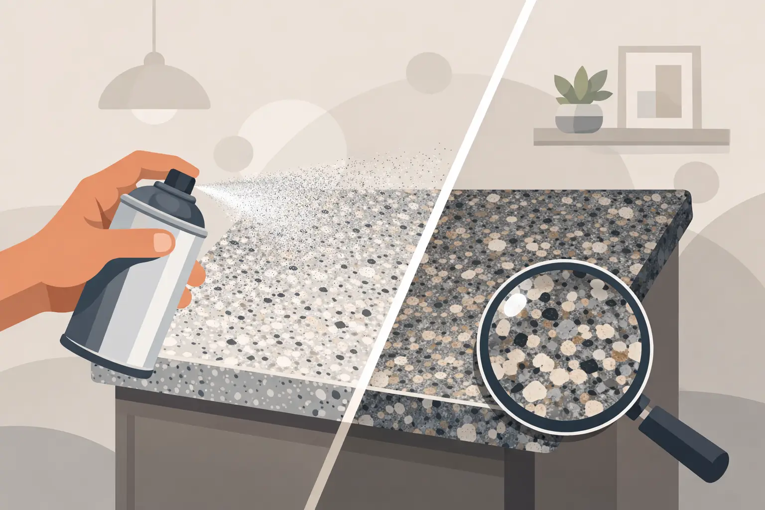 Does Spray Granite Look Real?