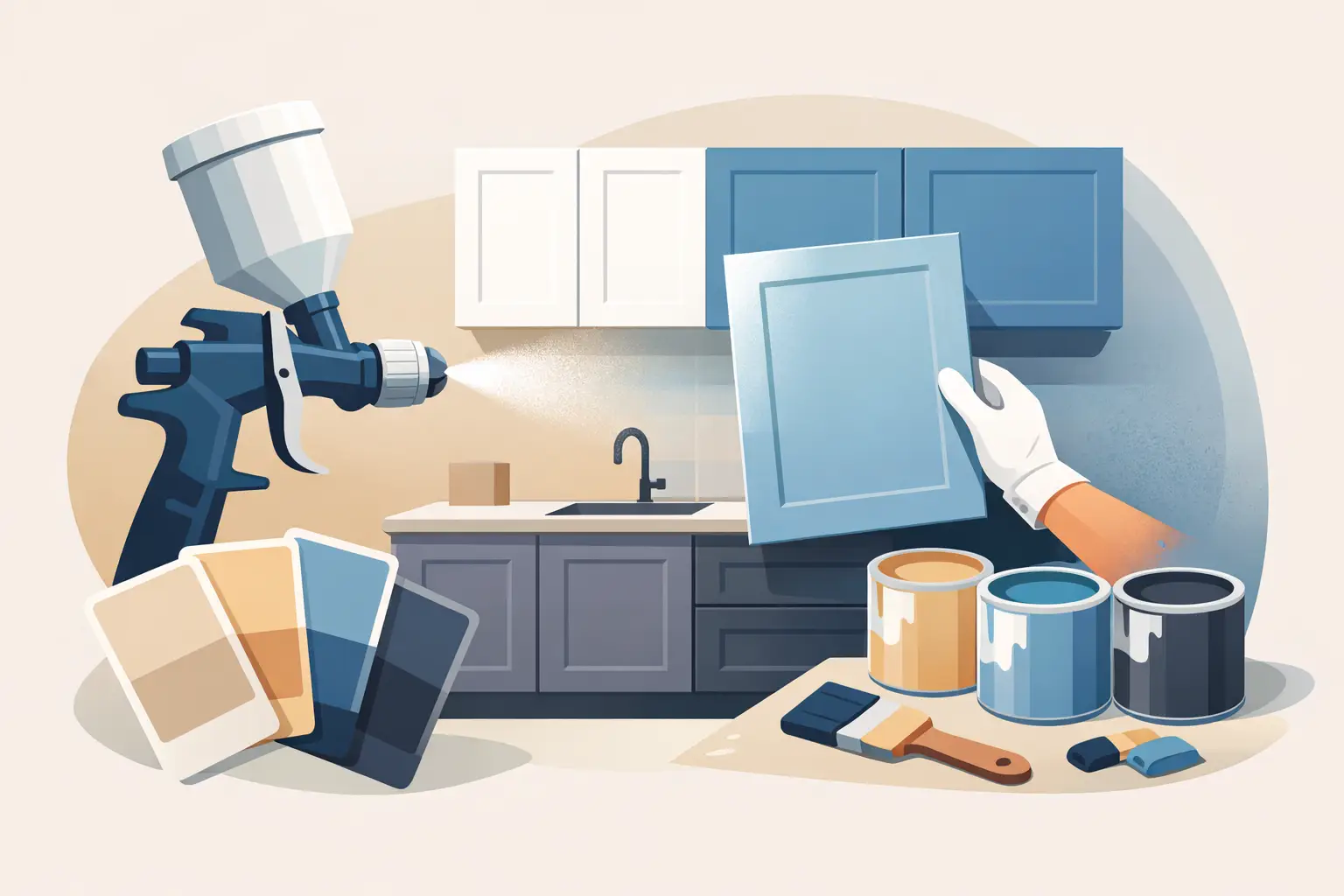 How to Choose Cabinet Spray Paint