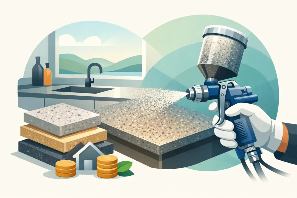 Spray Granite Worktop Cost Ireland Guide