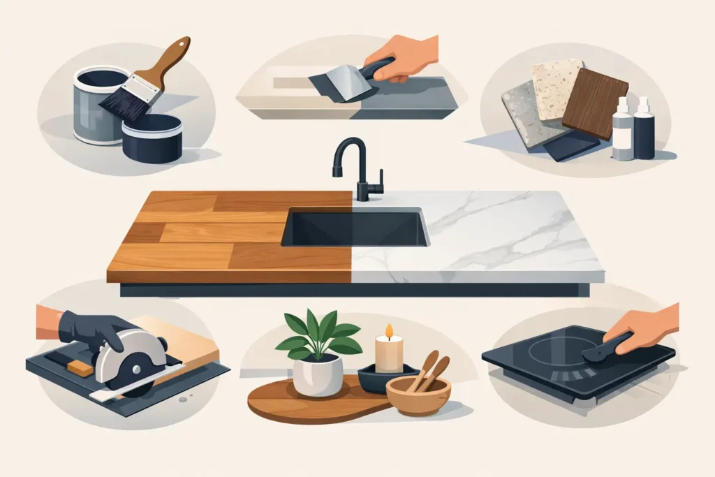 7 Best Ways to Update Worktops