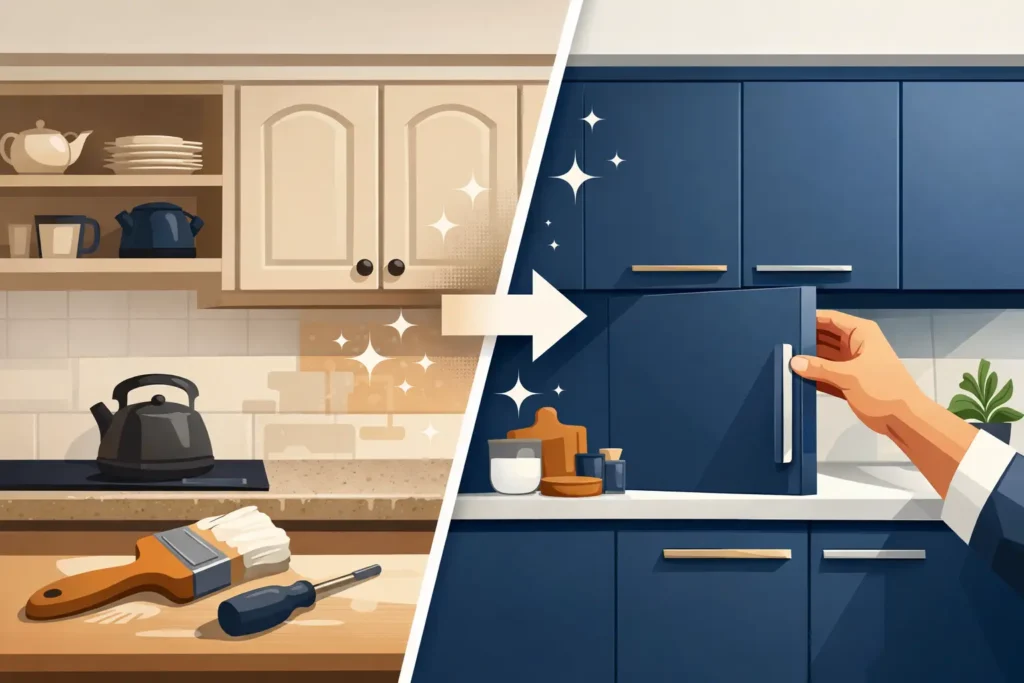 How to Modernise Kitchen Cupboards