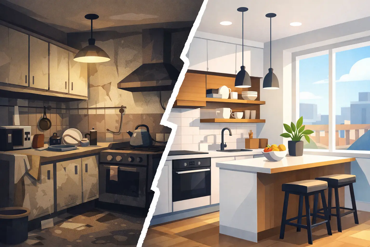 Small Kitchen Transformation Case Study in Dublin