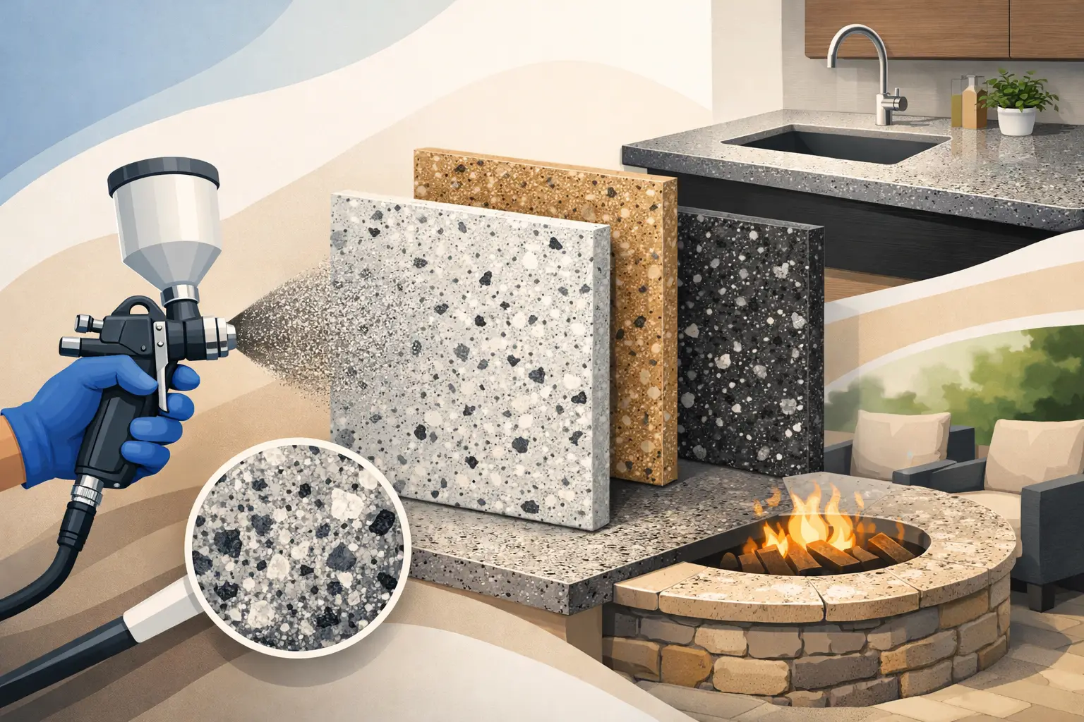 Spray Granite Buyer Guide for Lasting Surfaces