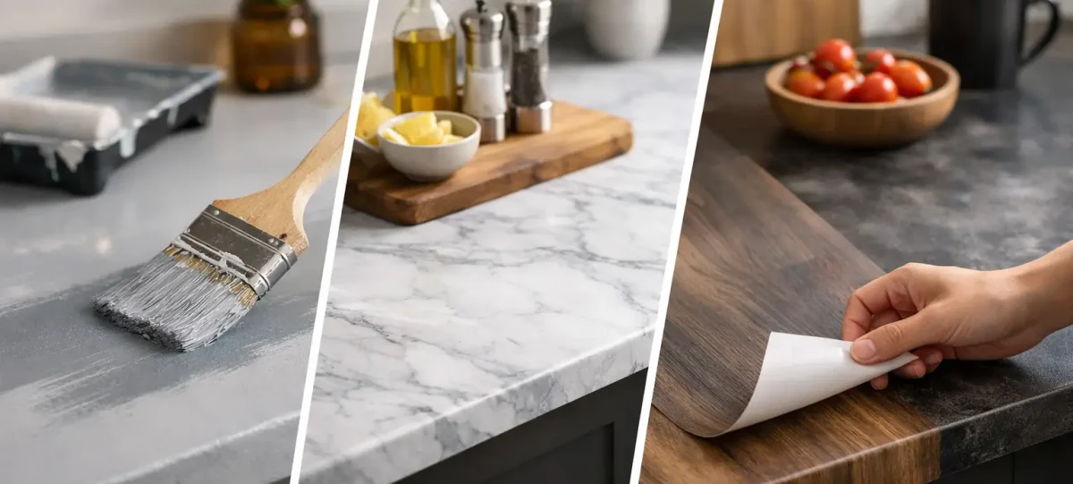 8 Best Worktop Makeover Ideas Without Replacing