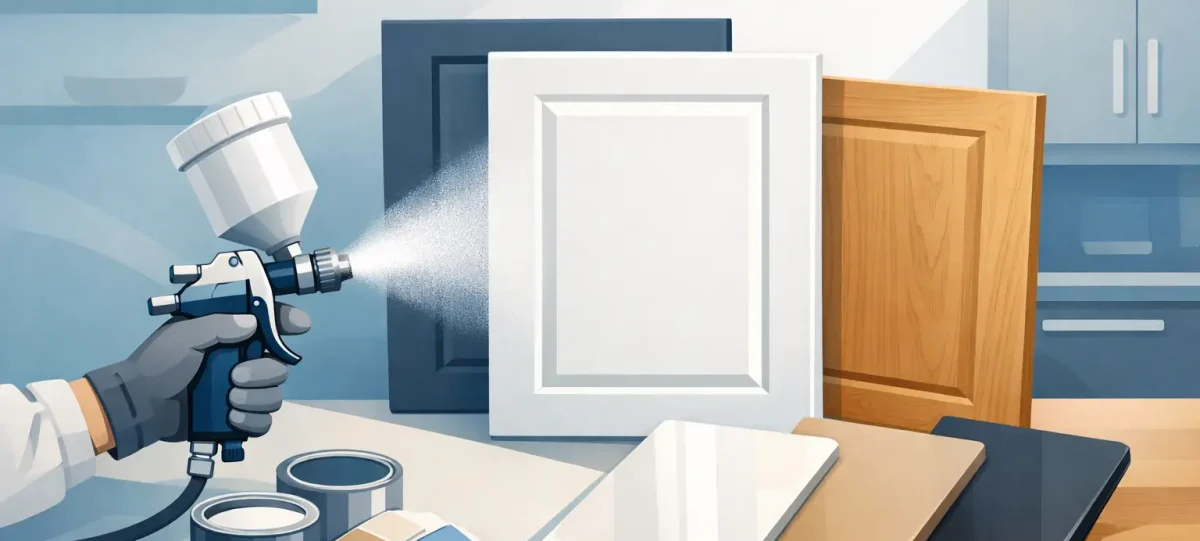 Best Finishes for Spray Painted Cabinets
