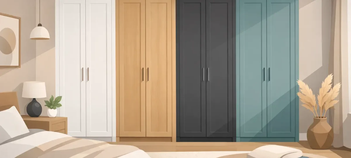 Best Wardrobe Door Colours for Bedrooms