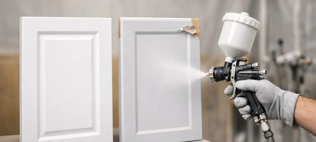 Can Thermofoil Doors Be Resprayed?