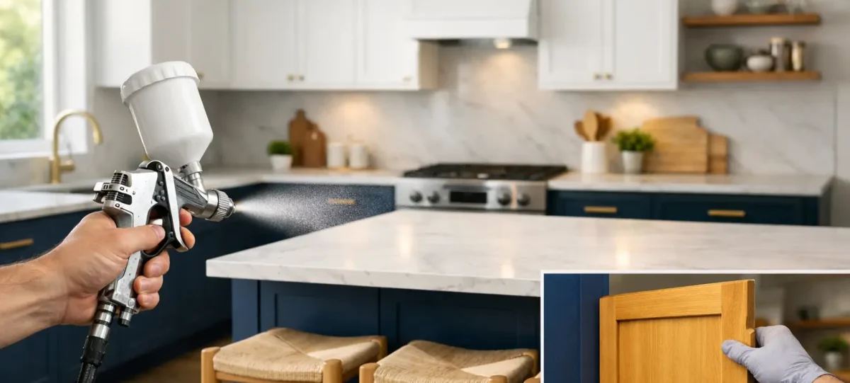 Case Study Kitchen Respray in Dublin Home