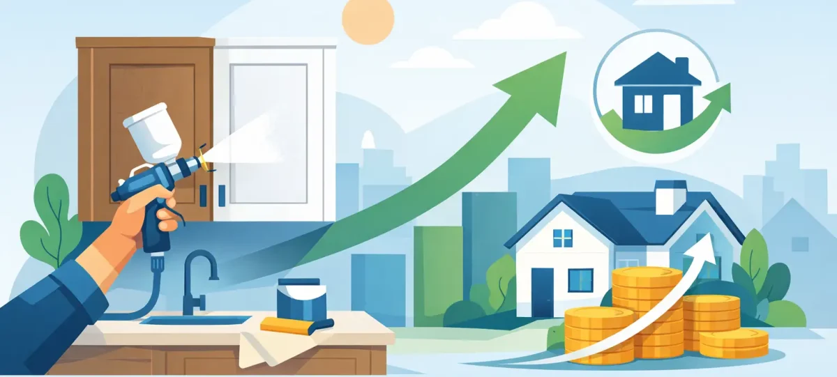 Does Cabinet Respraying Increase Home Value?