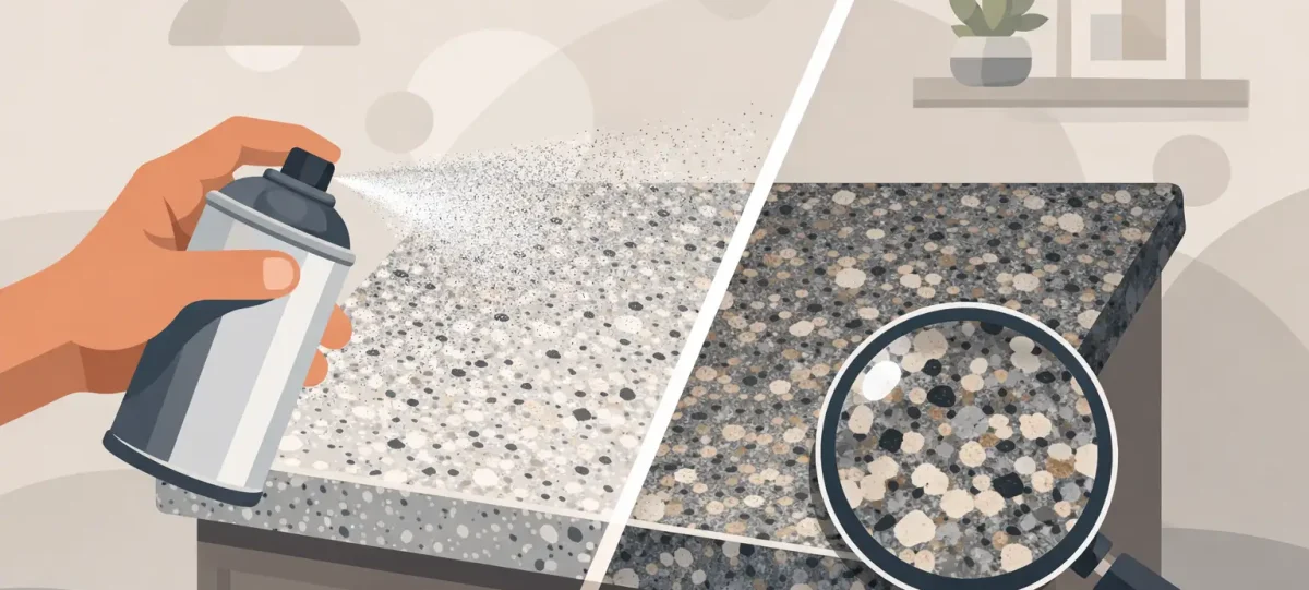 Does Spray Granite Look Real?