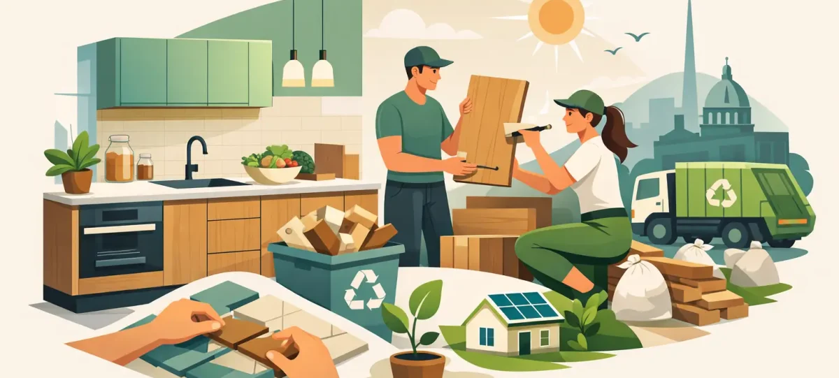 Eco Kitchen Renovation Dublin With Less Waste