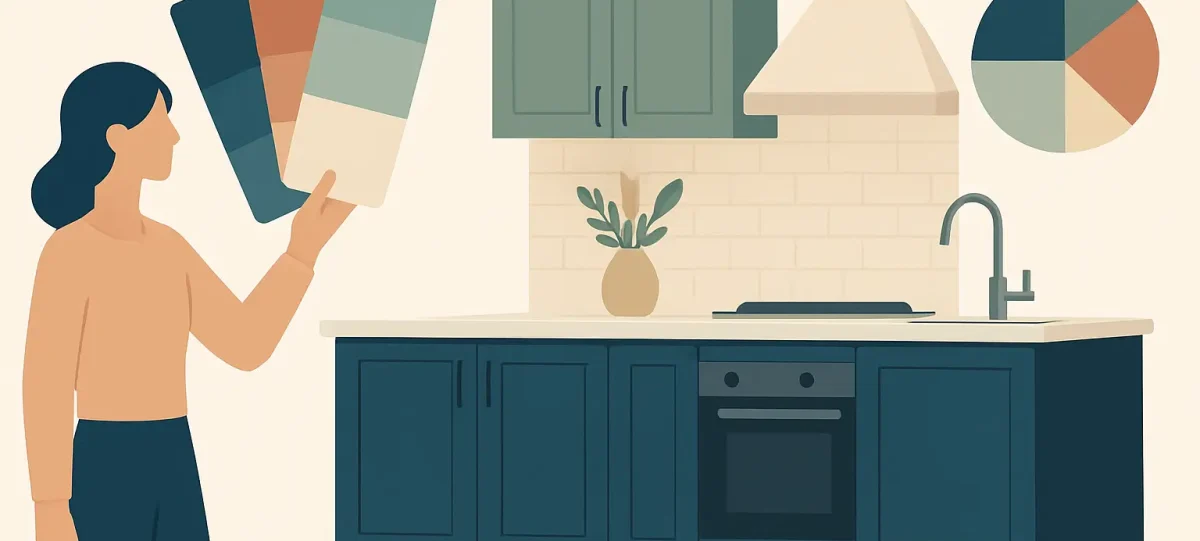 Explore Stylish Colors for Kitchen Cabinet Respraying