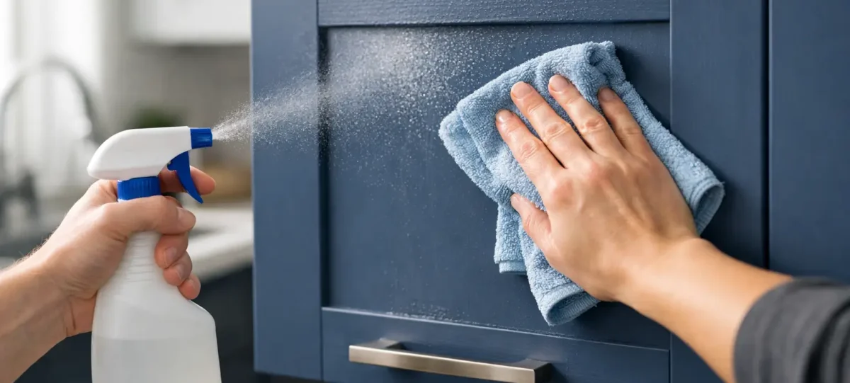 How to Clean Resprayed Kitchen Doors Properly