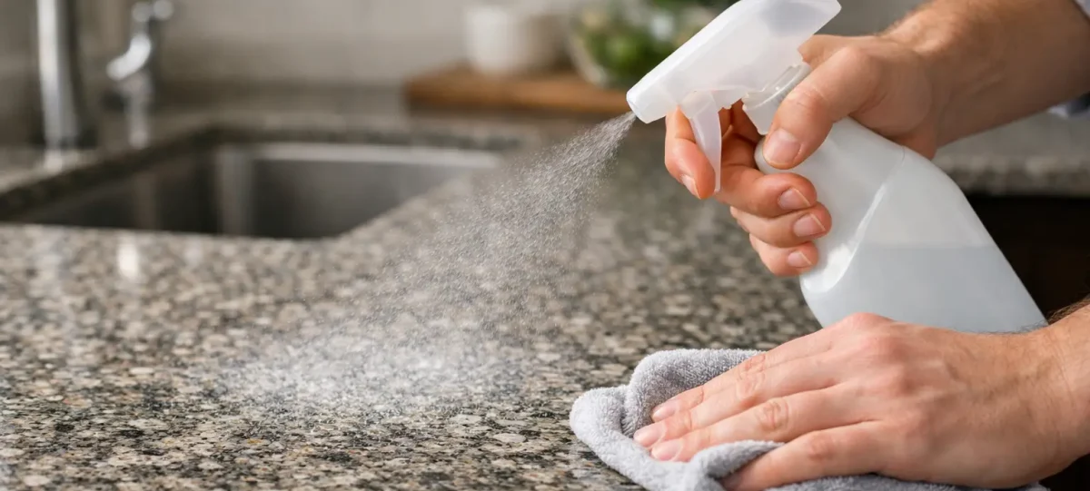 How to Maintain Spray Granite Worktops