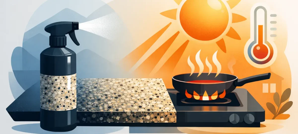 Is Spray Granite Heat Resistant?