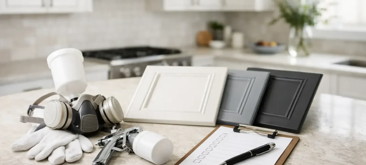 Kitchen Cabinet Respray Booking Checklist
