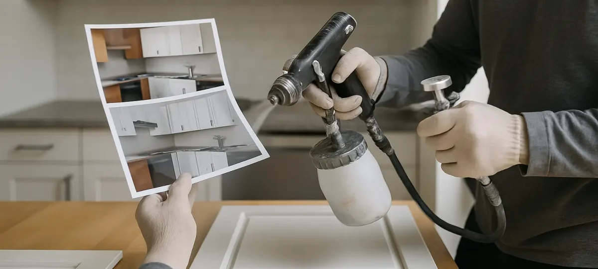 Kitchen Cabinet Respray Photos: What to Look For