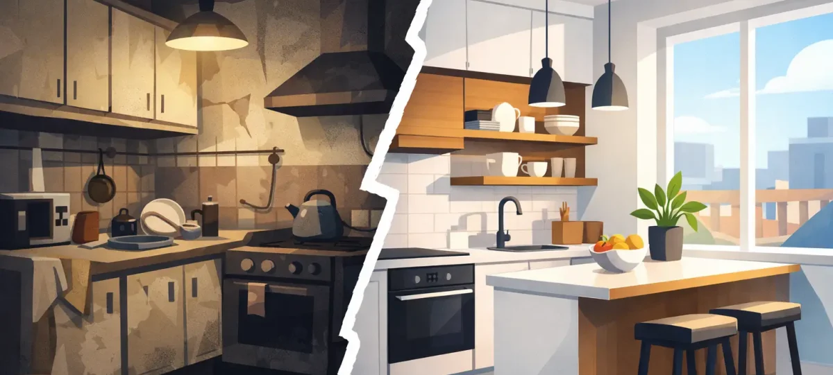 Small Kitchen Transformation Case Study in Dublin