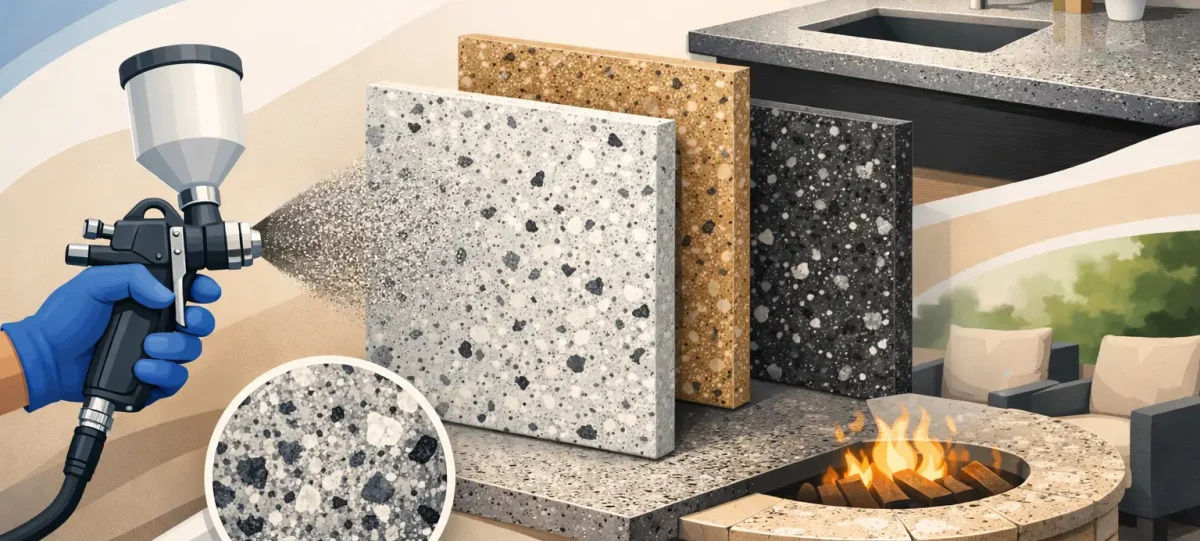 Spray Granite Buyer Guide for Lasting Surfaces