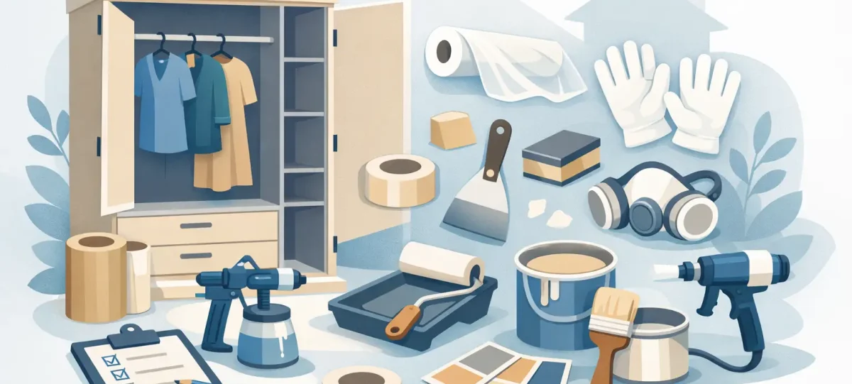 Wardrobe Respray Preparation Checklist for Homeowners